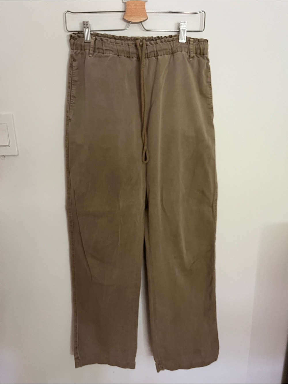 XiRENA Relaxed Drawstring Chinos - Olive Brown